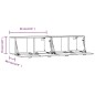 vidaXL Wandschränke 2Stk Braun Eichen-Optik 60x36,5x35cm Holzwerkstoff vidaXL Wandschränke 2Stk Braun Eichen-Optik 60x36,5x35cm Holzwerkstoff