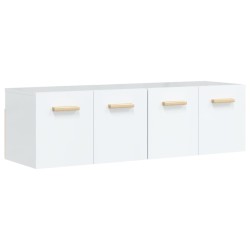 vidaXL Wandschränke 2 Stk. Hochglanz-Weiß 60x36,5x35 cm Holzwerkstoff