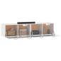 vidaXL Wandschränke 2 Stk. Hochglanz-Weiß 60x36,5x35 cm Holzwerkstoff vidaXL Wandschränke 2 Stk. Hochglanz-Weiß 60x36,5x35 cm Holzwerkstoff