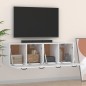 vidaXL Wandschränke 2 Stk. Weiß 80x35x36,5 cm Holzwerkstoff vidaXL Wandschränke 2 Stk. Weiß 80x35x36,5 cm Holzwerkstoff