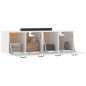 vidaXL Wandschränke 2 Stk. Weiß 80x35x36,5 cm Holzwerkstoff vidaXL Wandschränke 2 Stk. Weiß 80x35x36,5 cm Holzwerkstoff