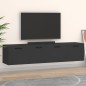 vidaXL Wandschränke 2 Stk. Schwarz 60x36,5x35 cm Holzwerkstoff vidaXL Wandschränke 2 Stk. Schwarz 60x36,5x35 cm Holzwerkstoff