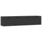 vidaXL Wandschränke 2 Stk. Schwarz 60x36,5x35 cm Holzwerkstoff vidaXL Wandschränke 2 Stk. Schwarz 60x36,5x35 cm Holzwerkstoff