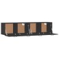 vidaXL Wandschränke 2 Stk. Schwarz 60x36,5x35 cm Holzwerkstoff vidaXL Wandschränke 2 Stk. Schwarz 60x36,5x35 cm Holzwerkstoff