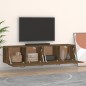 vidaXL Wandschränke 2 Stk. Räuchereiche 60x36,5x35 cm Holzwerkstoff vidaXL Wandschränke 2 Stk. Räuchereiche 60x36,5x35 cm Holzwerkstoff