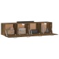 vidaXL Wandschränke 2 Stk. Räuchereiche 60x36,5x35 cm Holzwerkstoff vidaXL Wandschränke 2 Stk. Räuchereiche 60x36,5x35 cm Holzwerkstoff