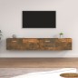 vidaXL Wandschränke 2 Stk. Räuchereiche 100x36,5x35 cm Holzwerkstoff vidaXL Wandschränke 2 Stk. Räuchereiche 100x36,5x35 cm Holzwerkstoff