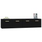 vidaXL Wandschränke 2 Stk. Schwarz 80x35x36,5 cm Holzwerkstoff vidaXL Wandschränke 2 Stk. Schwarz 80x35x36,5 cm Holzwerkstoff