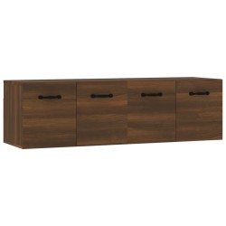 vidaXL Wandschränke 2Stk Braun Eichen-Optik 80x35x36,5cm Holzwerkstoff