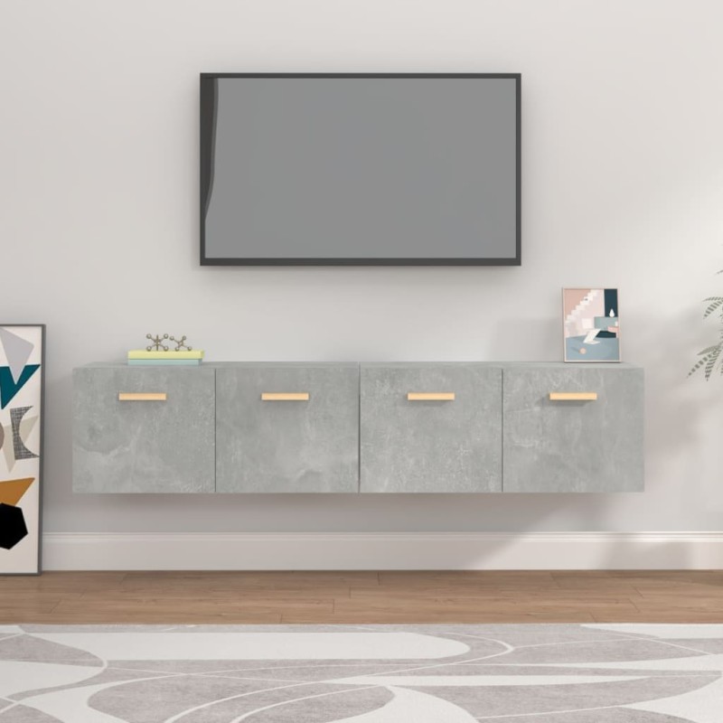 vidaXL Wandschränke 2 Stk. Betongrau 80x35x36,5 cm Holzwerkstoff vidaXL Wandschränke 2 Stk. Betongrau 80x35x36,5 cm Holzwerkstoff