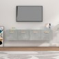vidaXL Wandschränke 2 Stk. Betongrau 80x35x36,5 cm Holzwerkstoff vidaXL Wandschränke 2 Stk. Betongrau 80x35x36,5 cm Holzwerkstoff