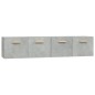 vidaXL Wandschränke 2 Stk. Betongrau 80x35x36,5 cm Holzwerkstoff vidaXL Wandschränke 2 Stk. Betongrau 80x35x36,5 cm Holzwerkstoff