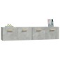 vidaXL Wandschränke 2 Stk. Betongrau 80x35x36,5 cm Holzwerkstoff vidaXL Wandschränke 2 Stk. Betongrau 80x35x36,5 cm Holzwerkstoff