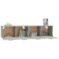 vidaXL Wandschränke 2 Stk. Betongrau 80x35x36,5 cm Holzwerkstoff vidaXL Wandschränke 2 Stk. Betongrau 80x35x36,5 cm Holzwerkstoff