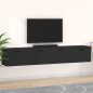 vidaXL Wandschränke 2 Stk. Schwarz 100x36,5x35 cm Holzwerkstoff vidaXL Wandschränke 2 Stk. Schwarz 100x36,5x35 cm Holzwerkstoff