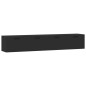 vidaXL Wandschränke 2 Stk. Schwarz 100x36,5x35 cm Holzwerkstoff vidaXL Wandschränke 2 Stk. Schwarz 100x36,5x35 cm Holzwerkstoff