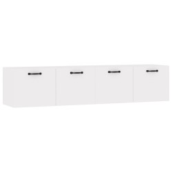 vidaXL Wandschränke 2 Stk. Weiß 60x36,5x35 cm Holzwerkstoff