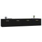 vidaXL Wandschränke 2 Stk. Schwarz 100x36,5x35 cm Holzwerkstoff vidaXL Wandschränke 2 Stk. Schwarz 100x36,5x35 cm Holzwerkstoff