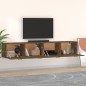vidaXL Wandschränke 2 Stk. Räuchereiche 100x36,5x35 cm Holzwerkstoff vidaXL Wandschränke 2 Stk. Räuchereiche 100x36,5x35 cm Holzwerkstoff