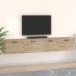 vidaXL Wandschränke 2 Stk. Sonoma-Eiche 100x36,5x35 cm Holzwerkstoff vidaXL Wandschränke 2 Stk. Sonoma-Eiche 100x36,5x35 cm Holzwerkstoff
