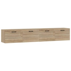vidaXL Wandschränke 2 Stk. Sonoma-Eiche 100x36,5x35 cm Holzwerkstoff