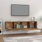 vidaXL Wandschränke 2 Stk. Räuchereiche 80x35x36,5 cm Holzwerkstoff vidaXL Wandschränke 2 Stk. Räuchereiche 80x35x36,5 cm Holzwerkstoff