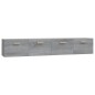 vidaXL Wandschränke 2 Stk. Grau Sonoma 100x36,5x35 cm Holzwerkstoff vidaXL Wandschränke 2 Stk. Grau Sonoma 100x36,5x35 cm Holzwerkstoff