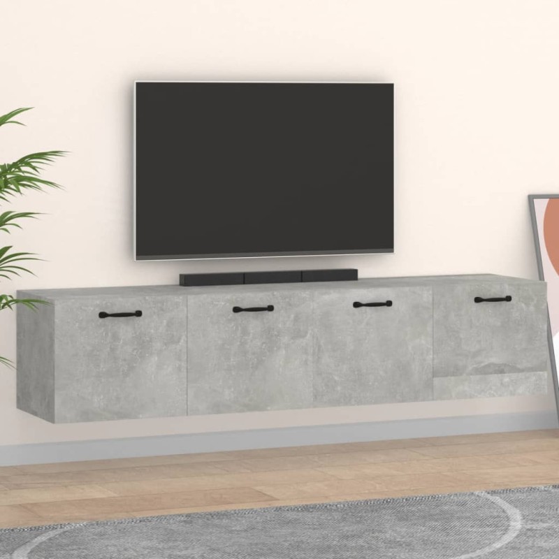 vidaXL Wandschränke 2 Stk. Betongrau 60x36,5x35 cm Holzwerkstoff vidaXL Wandschränke 2 Stk. Betongrau 60x36,5x35 cm Holzwerkstoff