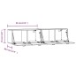 vidaXL Wandschränke 2 Stk. Betongrau 60x36,5x35 cm Holzwerkstoff vidaXL Wandschränke 2 Stk. Betongrau 60x36,5x35 cm Holzwerkstoff