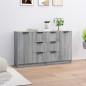 vidaXL Sideboards 2 Stk. Grau Sonoma 60x30x70 cm Holzwerkstoff vidaXL Sideboards 2 Stk. Grau Sonoma 60x30x70 cm Holzwerkstoff