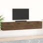 vidaXL Wandschränke 2 Stk. Braun Eichen-Optik 100x36,5x35 cm vidaXL Wandschränke 2 Stk. Braun Eichen-Optik 100x36,5x35 cm
