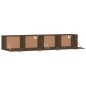vidaXL Wandschränke 2 Stk. Braun Eichen-Optik 100x36,5x35 cm vidaXL Wandschränke 2 Stk. Braun Eichen-Optik 100x36,5x35 cm