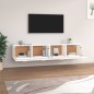 vidaXL Wandschränke 2 Stk. Weiß 100x36,5x35 cm Holzwerkstoff vidaXL Wandschränke 2 Stk. Weiß 100x36,5x35 cm Holzwerkstoff