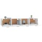 vidaXL Wandschränke 2 Stk. Weiß 100x36,5x35 cm Holzwerkstoff vidaXL Wandschränke 2 Stk. Weiß 100x36,5x35 cm Holzwerkstoff