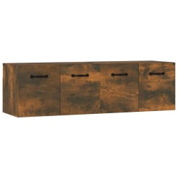 vidaXL Wandschränke 2 Stk. Räuchereiche 80x35x36,5 cm Holzwerkstoff