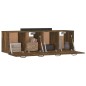 vidaXL Wandschränke 2 Stk. Räuchereiche 80x35x36,5 cm Holzwerkstoff vidaXL Wandschränke 2 Stk. Räuchereiche 80x35x36,5 cm Holzwerkstoff