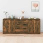 vidaXL 3-tlg. Sideboard Räuchereiche Holzwerkstoff vidaXL 3-tlg. Sideboard Räuchereiche Holzwerkstoff