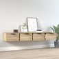 vidaXL Wandschränke 2 Stk. Sonoma-Eiche 68x30x20 cm Holzwerkstoff vidaXL Wandschränke 2 Stk. Sonoma-Eiche 68x30x20 cm Holzwerkstoff