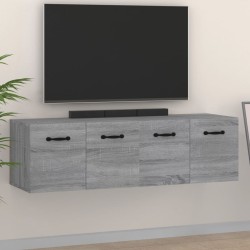 vidaXL Wandschränke 2 Stk. Grau Sonoma 80x35x36,5 cm Holzwerkstoff