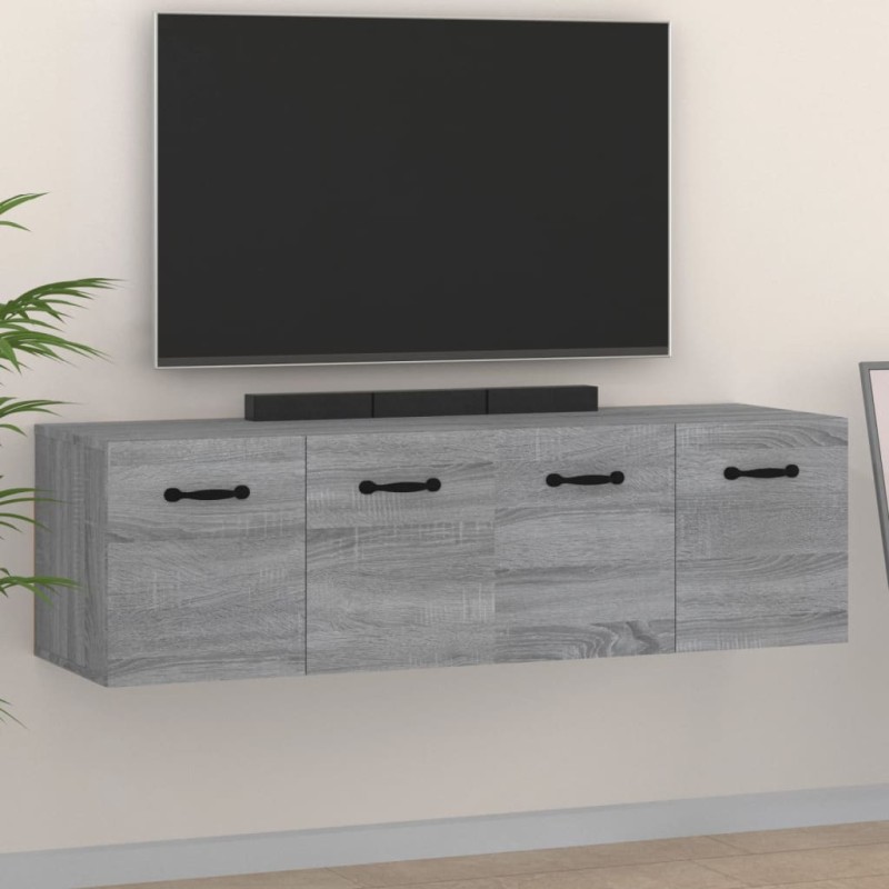 vidaXL Wandschränke 2 Stk. Grau Sonoma 80x35x36,5 cm Holzwerkstoff vidaXL Wandschränke 2 Stk. Grau Sonoma 80x35x36,5 cm Holzwerkstoff