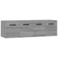 vidaXL Wandschränke 2 Stk. Grau Sonoma 80x35x36,5 cm Holzwerkstoff vidaXL Wandschränke 2 Stk. Grau Sonoma 80x35x36,5 cm Holzwerkstoff