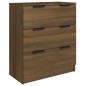 vidaXL 3-tlg. Sideboard Braun Eiche-Optik Holzwerkstoff vidaXL 3-tlg. Sideboard Braun Eiche-Optik Holzwerkstoff