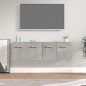vidaXL Wandschränke 2 Stk. Betongrau 60x36,5x35 cm Holzwerkstoff vidaXL Wandschränke 2 Stk. Betongrau 60x36,5x35 cm Holzwerkstoff