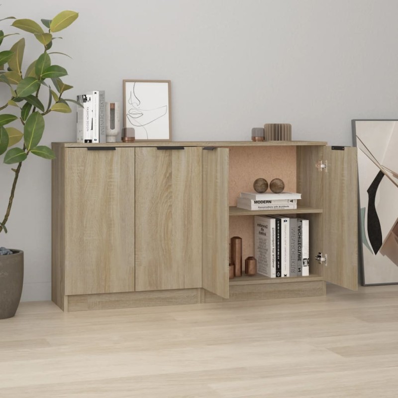 vidaXL Sideboards 2 Stk. Sonoma Eiche 60x30x70 cm Holzwerkstoff vidaXL Sideboards 2 Stk. Sonoma Eiche 60x30x70 cm Holzwerkstoff