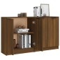 vidaXL Sideboards 2 Stk. Braun Eichen-Optik 60x30x70 cm Holzwerkstoff vidaXL Sideboards 2 Stk. Braun Eichen-Optik 60x30x70 cm Holzwerkstoff