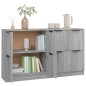 vidaXL Sideboards 2 Stk. Grau Sonoma 60x30x70 cm Holzwerkstoff vidaXL Sideboards 2 Stk. Grau Sonoma 60x30x70 cm Holzwerkstoff