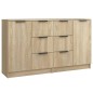 vidaXL Sideboards 2 Stk. Sonoma-Eiche 60x30x70 cm Holzwerkstoff vidaXL Sideboards 2 Stk. Sonoma-Eiche 60x30x70 cm Holzwerkstoff