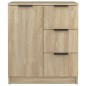 vidaXL Sideboards 2 Stk. Sonoma-Eiche 60x30x70 cm Holzwerkstoff vidaXL Sideboards 2 Stk. Sonoma-Eiche 60x30x70 cm Holzwerkstoff