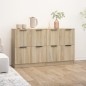 vidaXL Sideboards 2 Stk. Sonoma Eiche 60x30x70 cm Holzwerkstoff vidaXL Sideboards 2 Stk. Sonoma Eiche 60x30x70 cm Holzwerkstoff