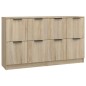 vidaXL Sideboards 2 Stk. Sonoma Eiche 60x30x70 cm Holzwerkstoff vidaXL Sideboards 2 Stk. Sonoma Eiche 60x30x70 cm Holzwerkstoff